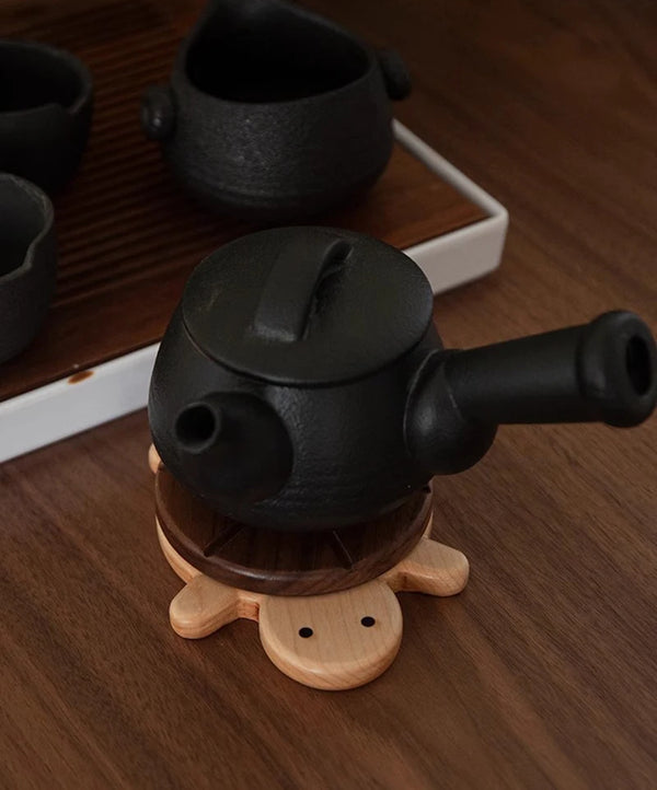 Walnut Solid Wood Turtle Insulation Coaster