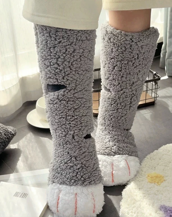 Cute Paw Floor Socks