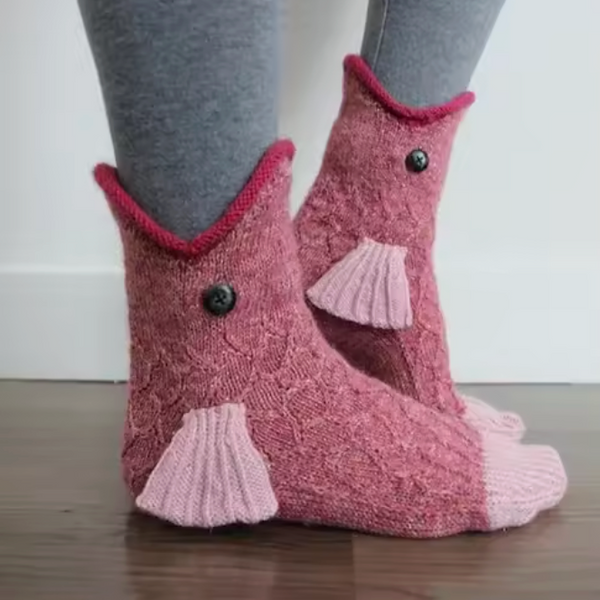 Wool Knitted Animal Socks