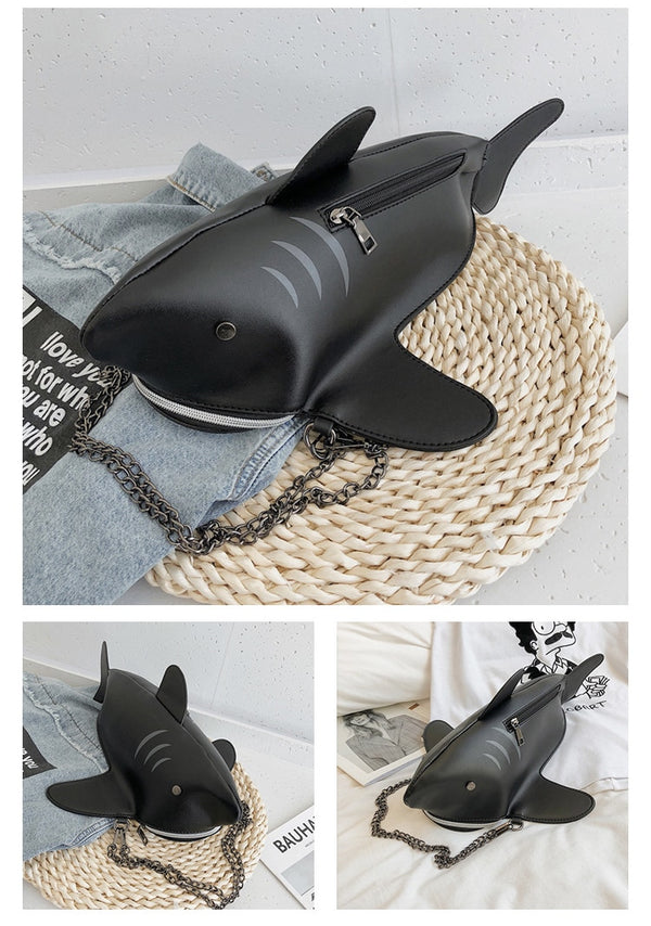 Large Shark Crossbody Bag