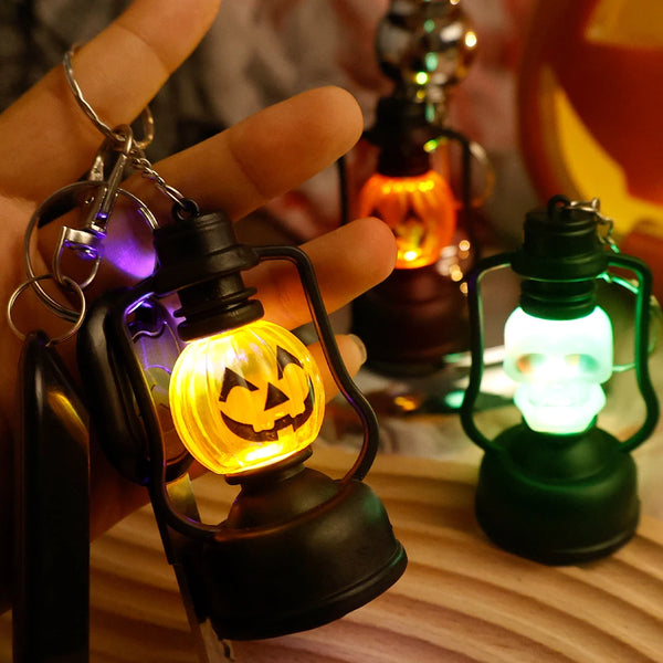 Spooky Pumpkin Keychain