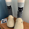 Peekaboo Cat Mid-Calf Socks