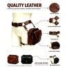 Medieval Leather Belt Pouch Bag