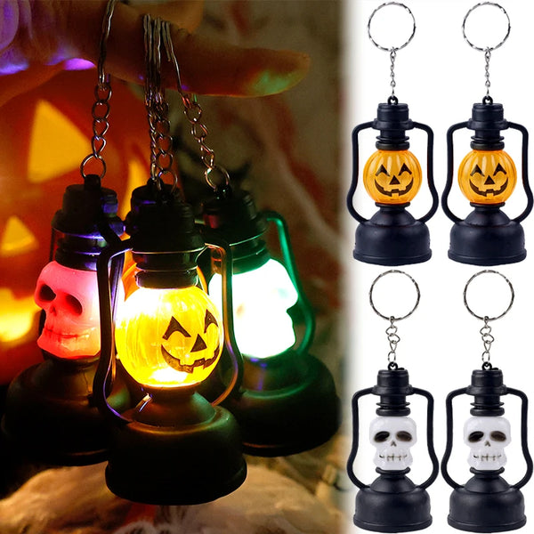 Spooky Pumpkin Keychain