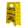 Overstimulated Caution Sign Hair Claw Clip