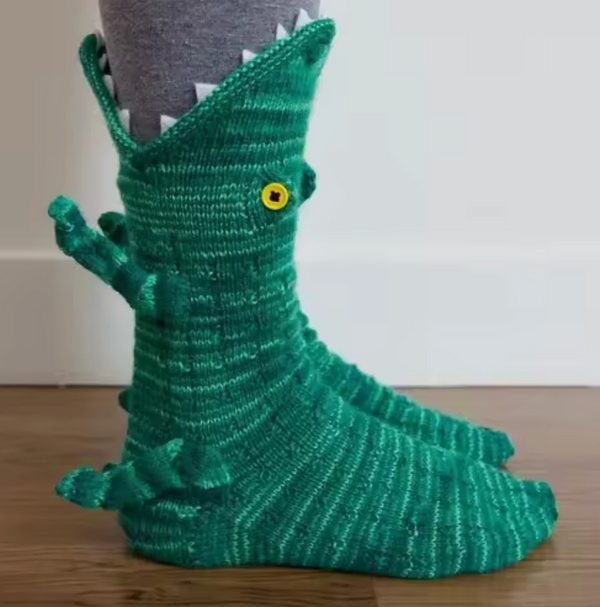 Wool Knitted Animal Socks