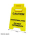 Caution Overstimulated Desk Sign