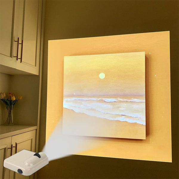 Planet Background Projection Lamp