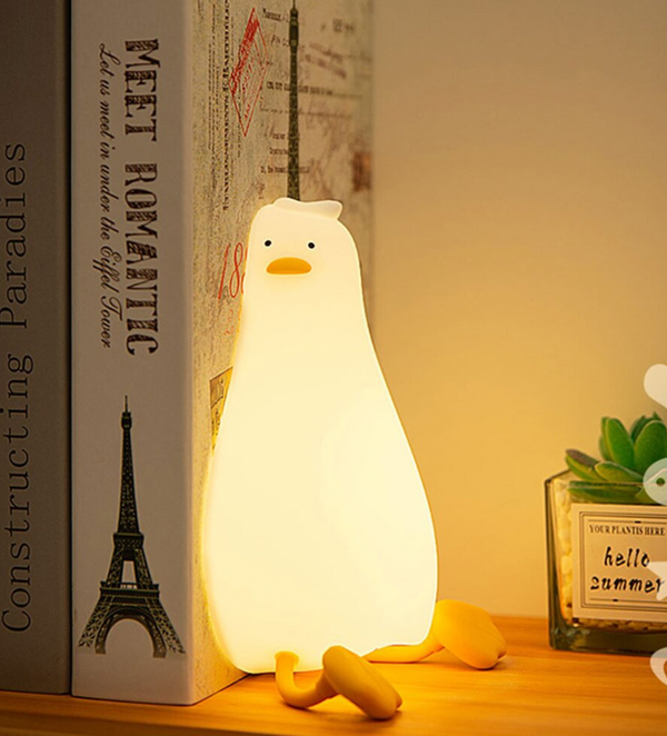 Lying Flat Duck Silicone Light