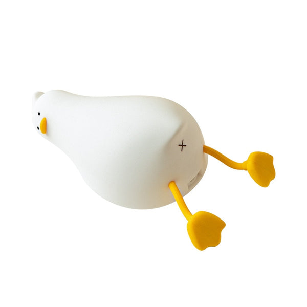 Lying Flat Duck Silicone Light