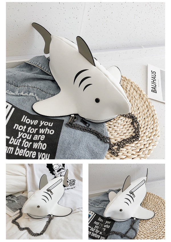 Large Shark Crossbody Bag