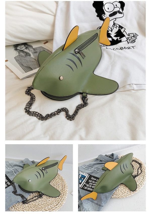 Large Shark Crossbody Bag